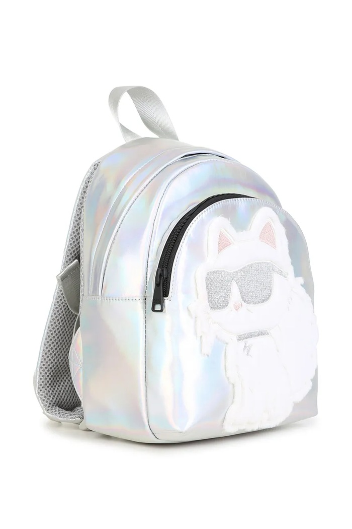 Момиче Karl Lagerfeld Раница за деца Z31420 сребърен