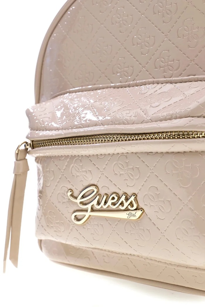 Dziewczynka Guess Plecak dziecięcy z imitacji skóry J6BZ11.W3982.9BY2 beżowy