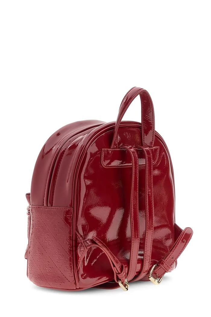 Guess Plecak dziecięcy z imitacji skóry J6BZ11.W3982.9BY2 bordowy AW26