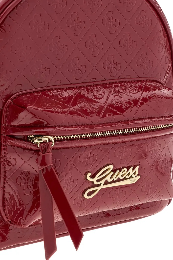 Dziewczynka Guess Plecak dziecięcy z imitacji skóry J6BZ11.W3982.9BY2 bordowy