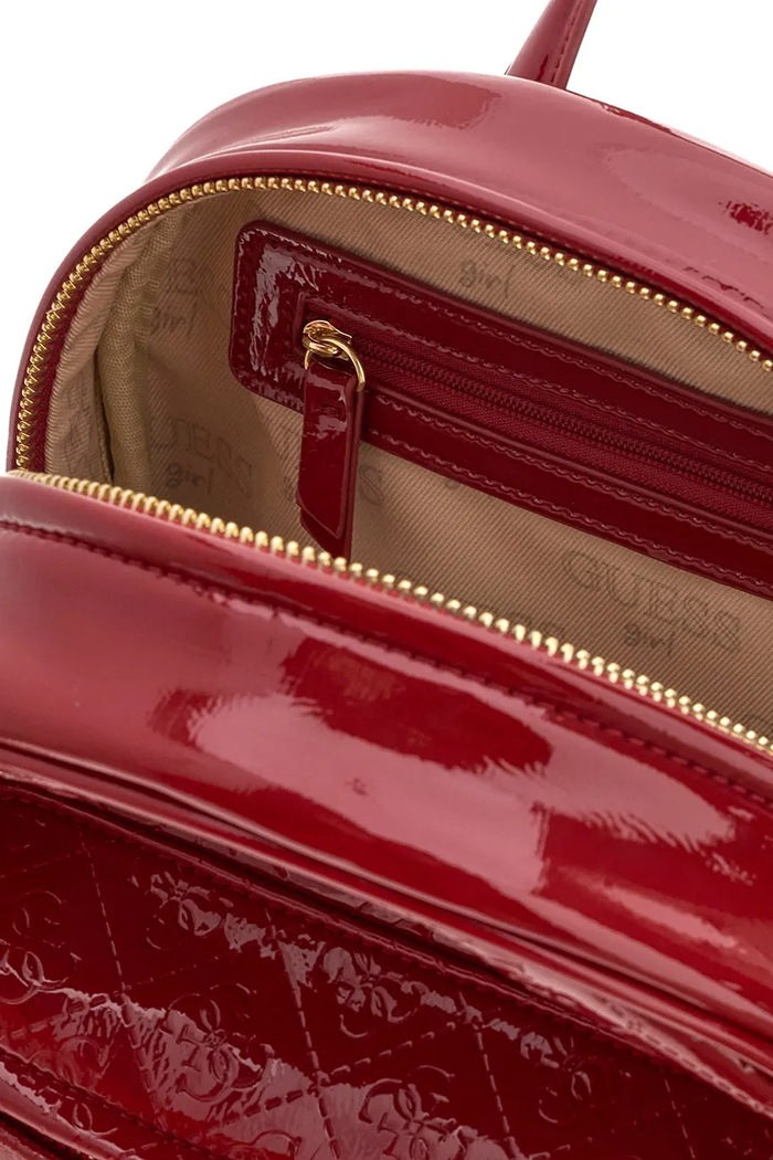 Plecak dziecięcy z imitacji skóry Guess J6BZ11.W3982.9BY2 bordowy