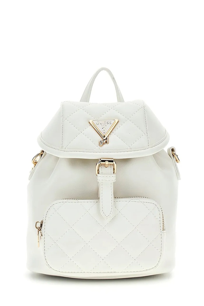 Guess plecak dziecięcy z imitacji skóry beżowy J6BZ03.W3961.9BY2