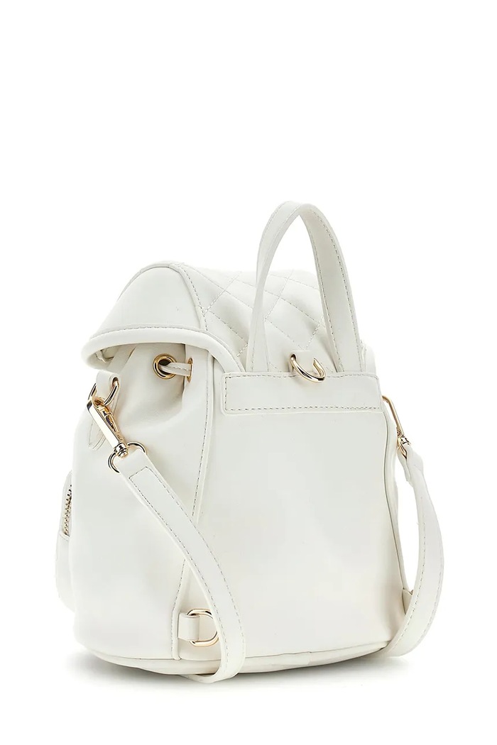 Guess plecak dziecięcy z imitacji skóry J6BZ03.W3961.9BY2 beżowy AW26