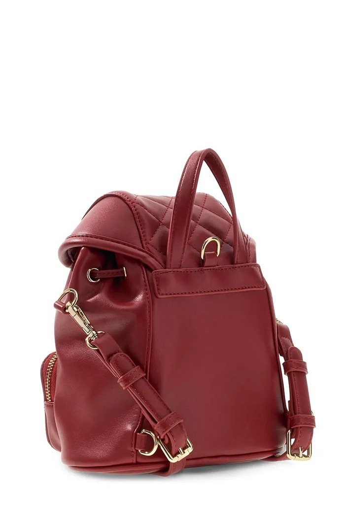 Guess plecak dziecięcy z imitacji skóry J6BZ03.W3961.9BY2 bordowy AW26