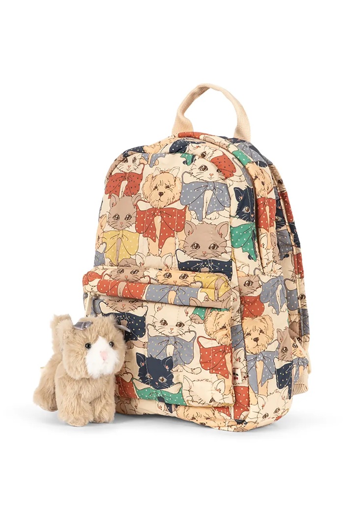 Dziewczynka Konges Sløjd Plecak dziecięcy JUNO MINI BACKPACK KS105728.9BY2 beżowy