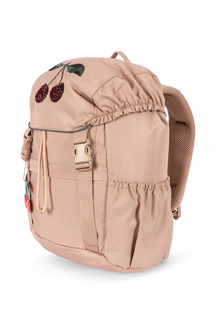 Dziewczynka Konges Sløjd plecak szkolny dziecięcy CLOVER SCHOOLBAG KS105703.9BY2 różowy