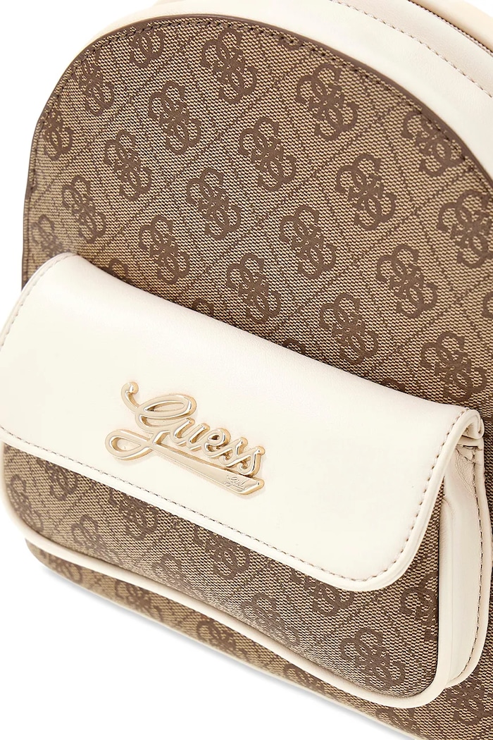 Fete Guess rucsac pentru copii, cu imitație de piele J6YZ03.W2508.9BY2 bej
