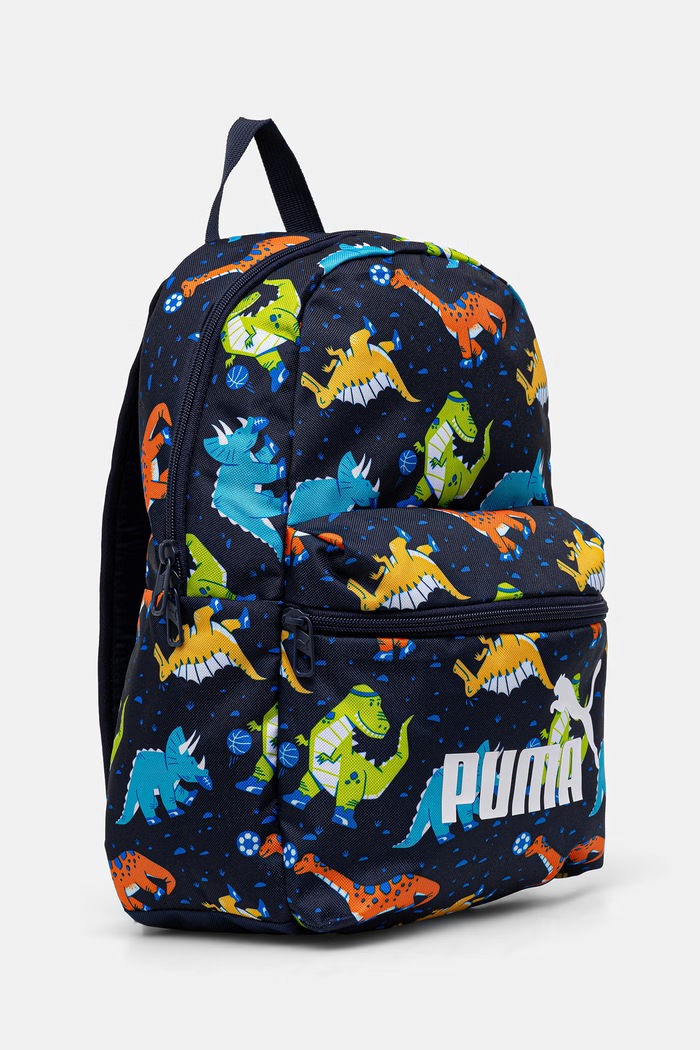 Puma plecak dziecięcy PUMA PHASE AOP Small Backpack 913241 granatowy AW26