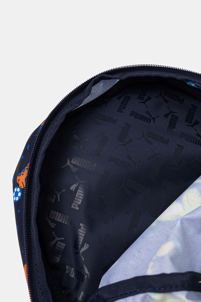 Puma plecak dziecięcy PUMA PHASE AOP Small Backpack 913241 granatowy