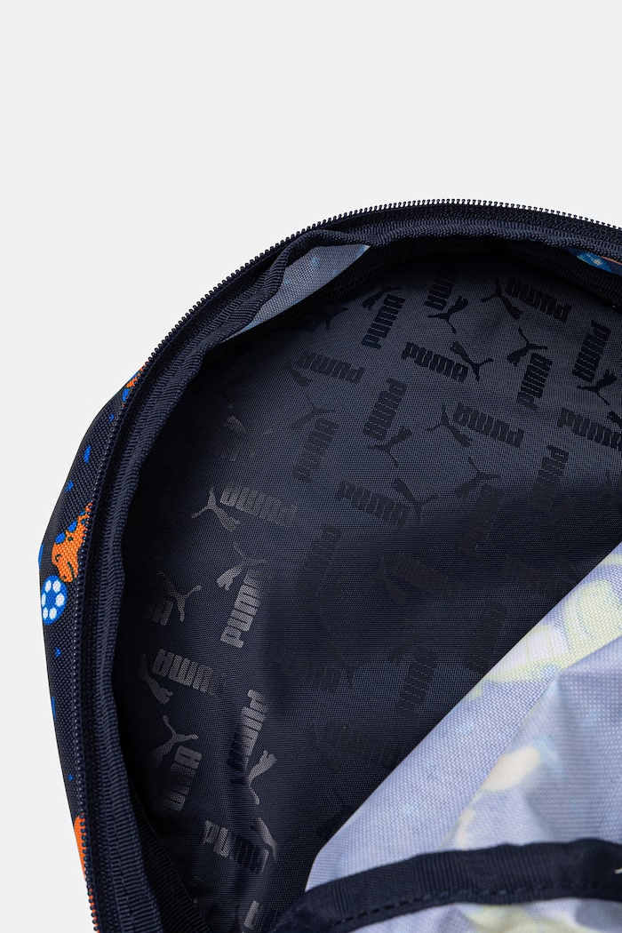 Puma plecak dziecięcy PUMA PHASE AOP Small Backpack 913241 granatowy