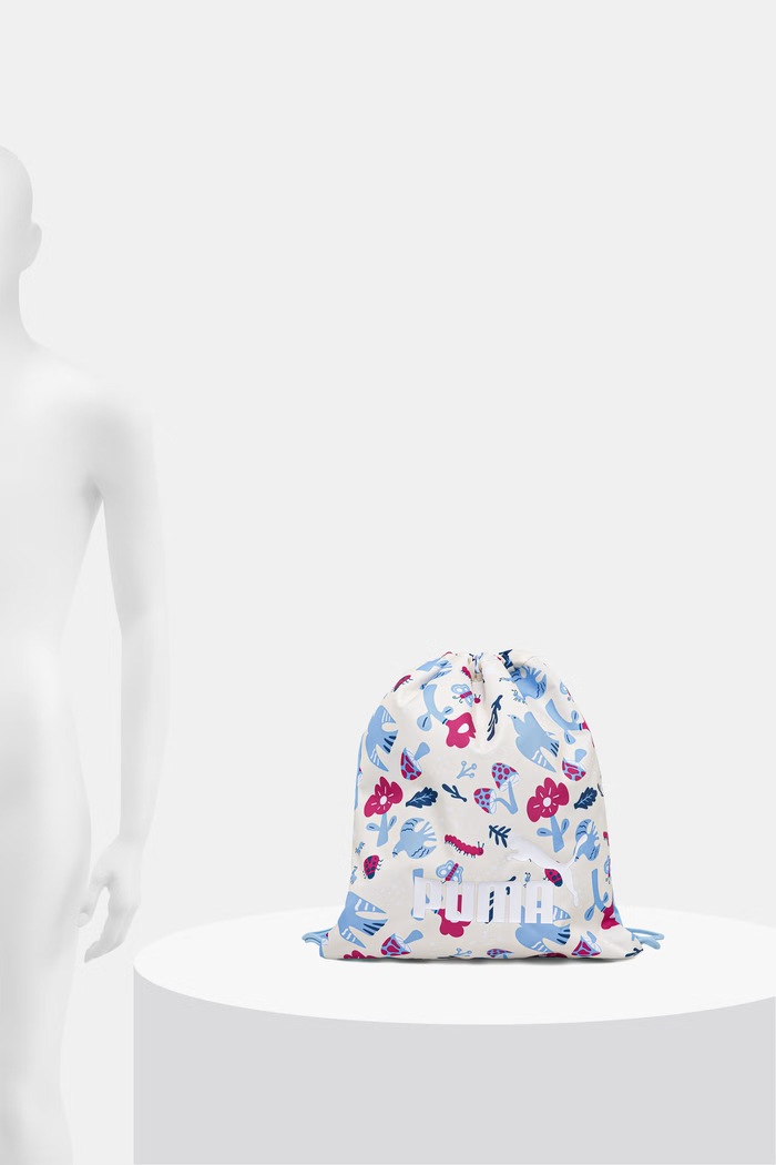 Puma plecak worek dziecięcy PUMA PHASE AOP Small Gym Sack 913251 beżowy