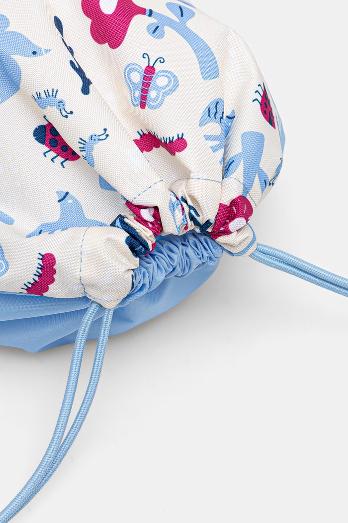 Puma plecak worek dziecięcy PUMA PHASE AOP Small Gym Sack beżowy 913251