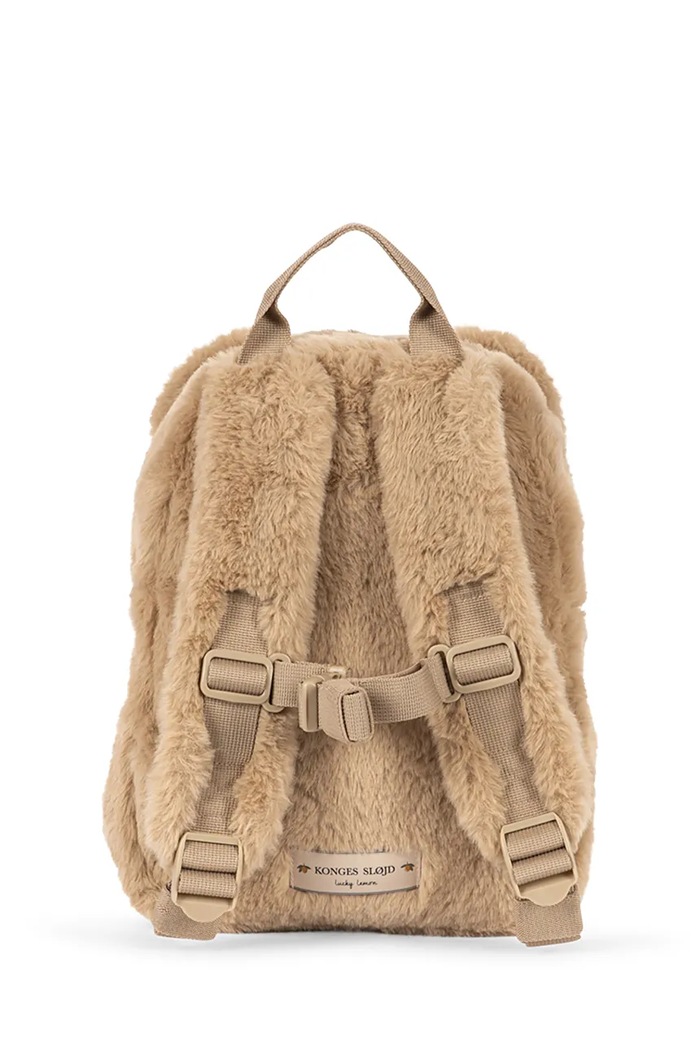 Chłopiec Konges Sløjd Plecak dziecięcy TEDDY BACKPACK KS106284.9BY2 beżowy