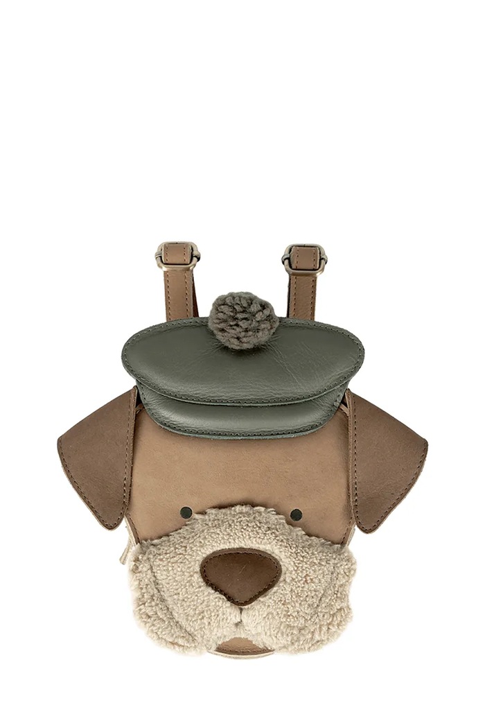 Donsje plecak szkolny dziecięcy skórzany Stanzen Backpack Terrier 5522105 beżowy AW26