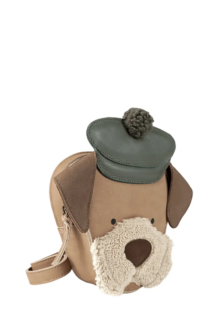 Donsje plecak szkolny dziecięcy skórzany Stanzen Backpack Terrier beżowy 5522105