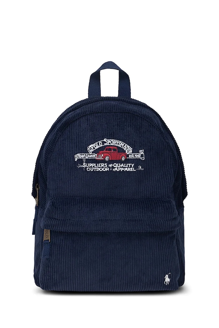 Polo Ralph Lauren σακίδιο παιδικό βαμβακερό σκούρο μπλε 9AR198