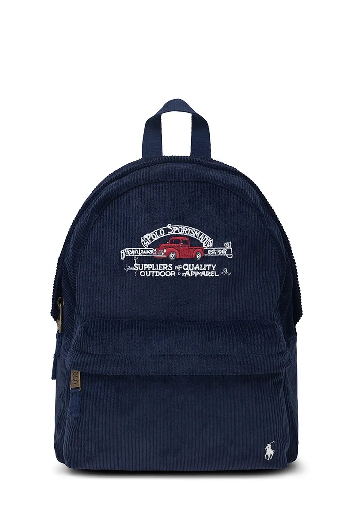 Polo Ralph Lauren σακίδιο παιδικό βαμβακερό σκούρο μπλε 9AR198