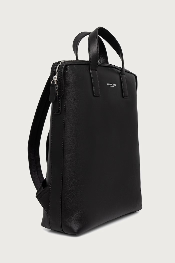 Michael Kors Plecak męski skórzany NICHOLAS 33F6TNIB6L czarny AW26