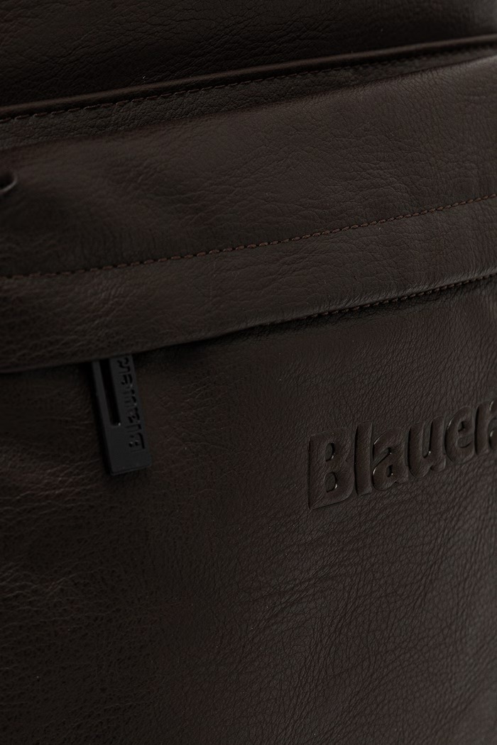 Plecak męski z imitacji skóry Blauer F6NAPER03.BRO brązowy