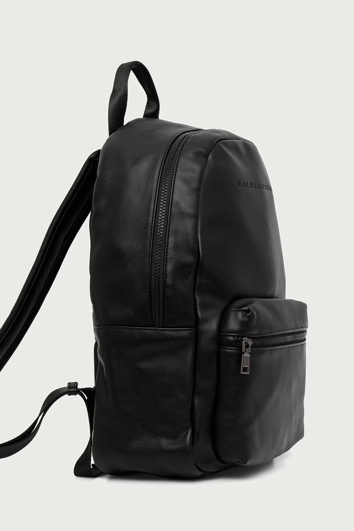 Baldessarini Plecak męski z imitacji skóry BPZA00178P czarny AW26