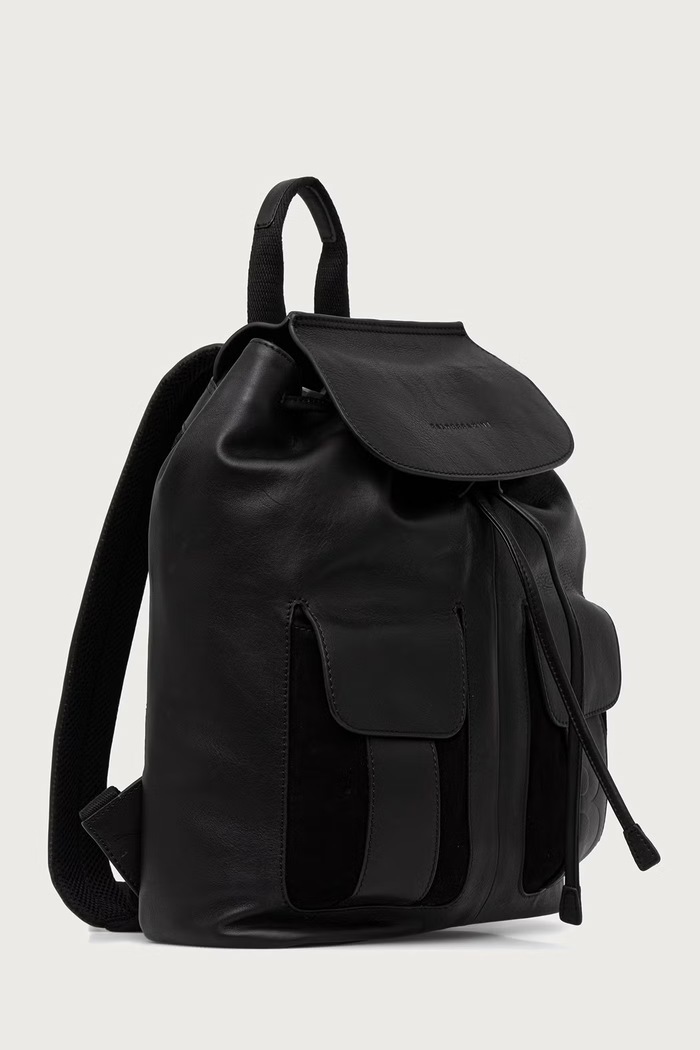 Baldessarini Plecak męski skórzany BPZA00163M czarny AW26