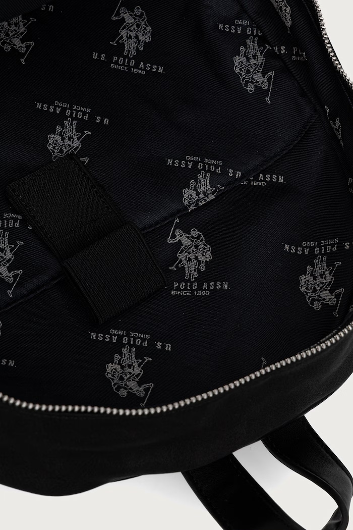 Plecak męski z imitacji skóry NASSAU U.S. Polo Assn. czarny BIU269408MVP