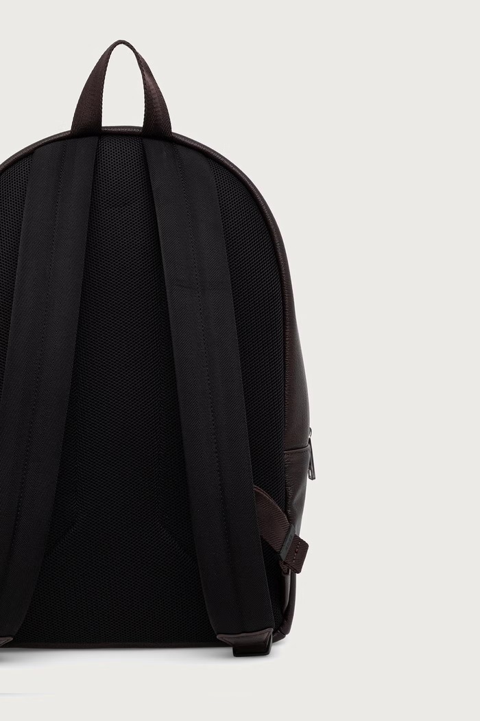 Accesorii BOSS Rucsac pentru bărbați cu imitație de piele Ray_RP_Backpack 50572834 maro