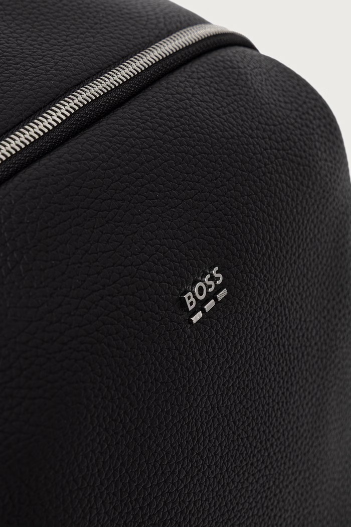 BOSS σακίδιο ανδρικό από απομίμηση δέρματος Ray EVO_Backpack μαύρο 50572816