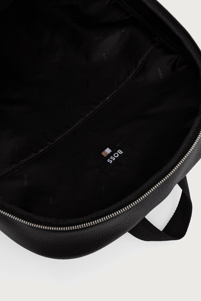 BOSS σακίδιο ανδρικό από απομίμηση δέρματος Ray EVO_Backpack 50572816 μαύρο
