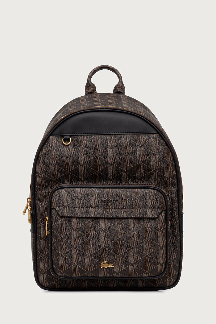 Lacoste plecak męski brązowy NU5541BG