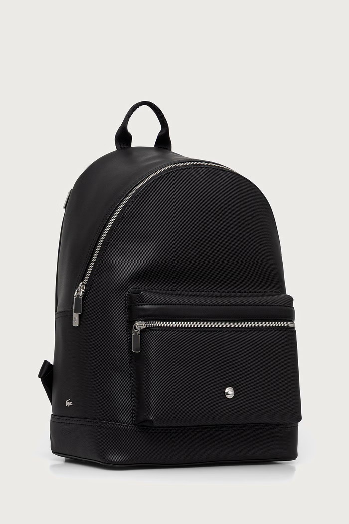 Lacoste plecak męski z imitacji skóry NH5277HW czarny AW26