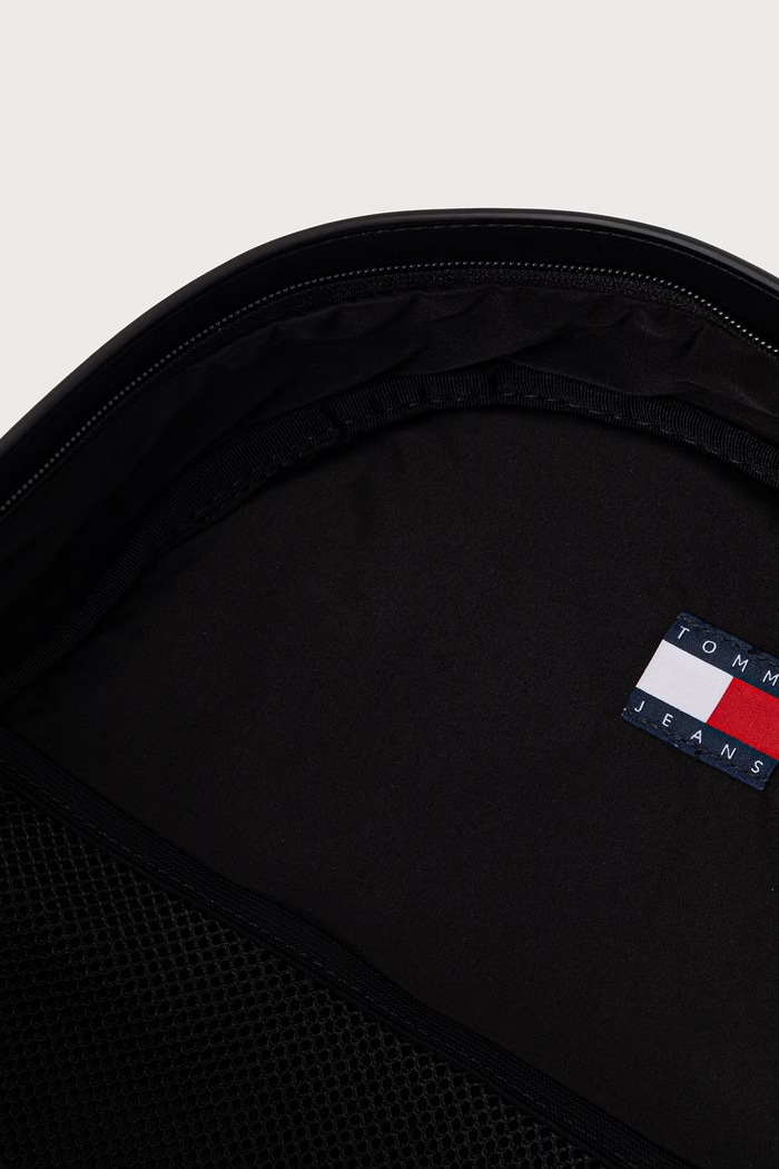Tommy Jeans plecak męski z imitacji skóry AM0AM14620 czarny