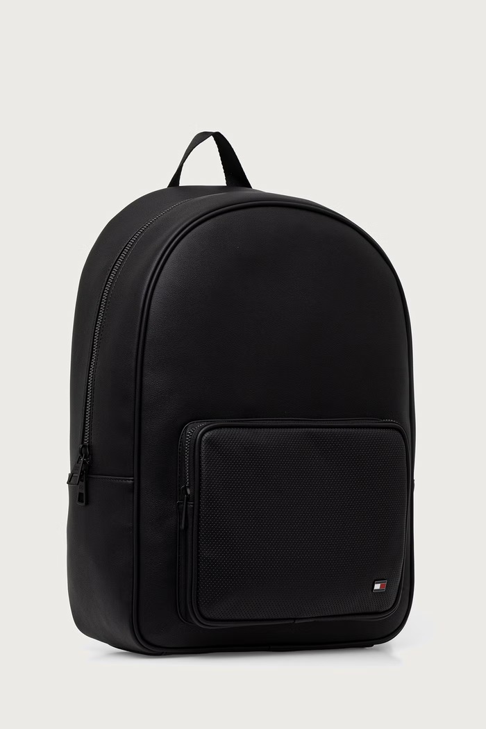 Tommy Hilfiger plecak męski z imitacji skóry AM0AM14685 czarny AW26