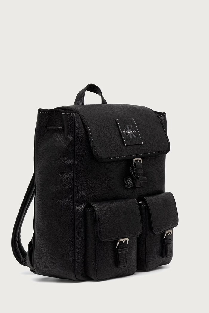Calvin Klein Ruksak za muškarce od imitacije kože LV04D3565G crna AW26