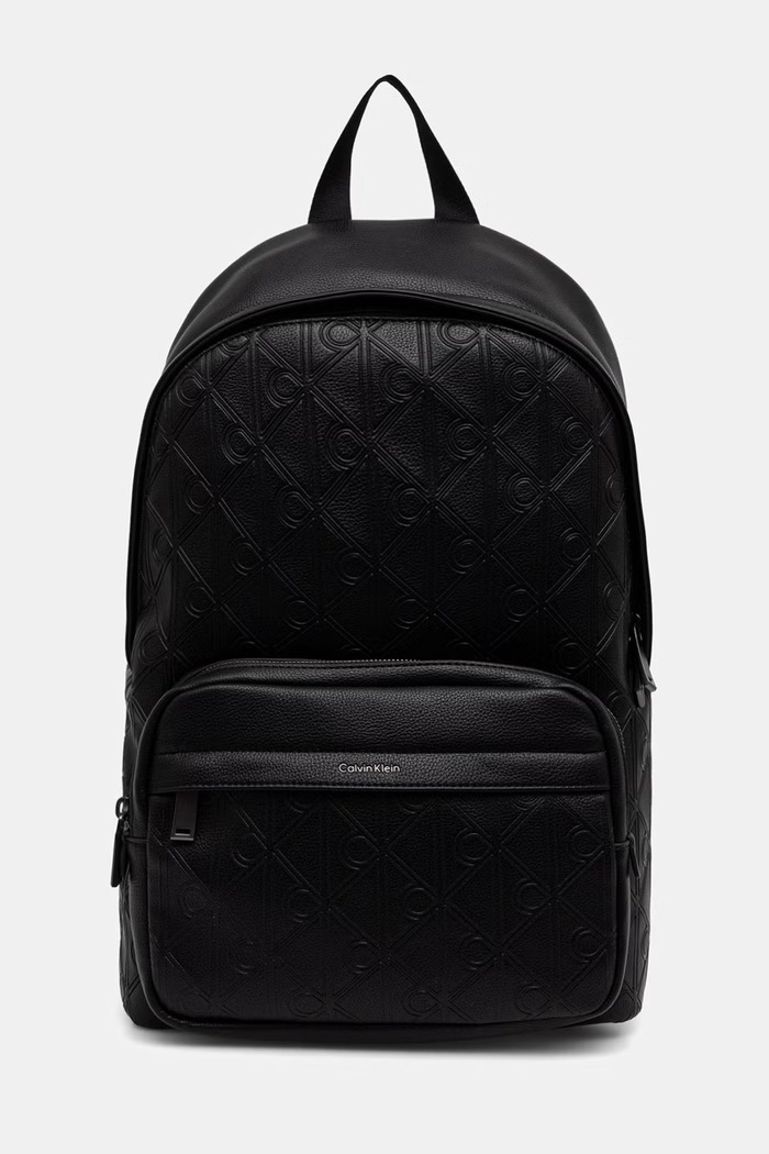 Calvin Klein plecak męski z imitacji skóry czarny LV04D3560G