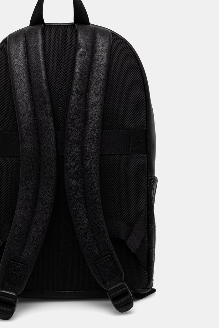 Akcesoria Calvin Klein plecak męski z imitacji skóry LV04D3560G czarny