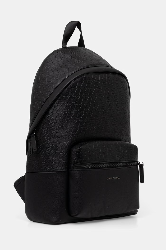 Armani Exchange ruksak za muškarce od imitacije kože XM003161.AF26662 crna AW26