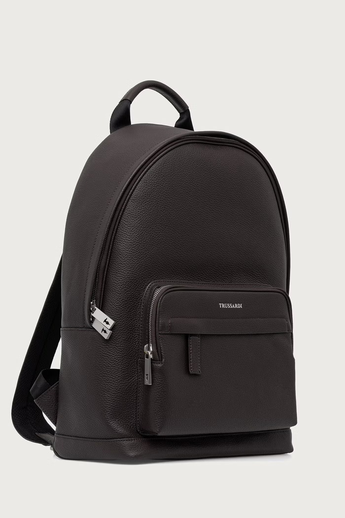 Trussardi Plecak męski skórzany Z586E006413N brązowy AW26