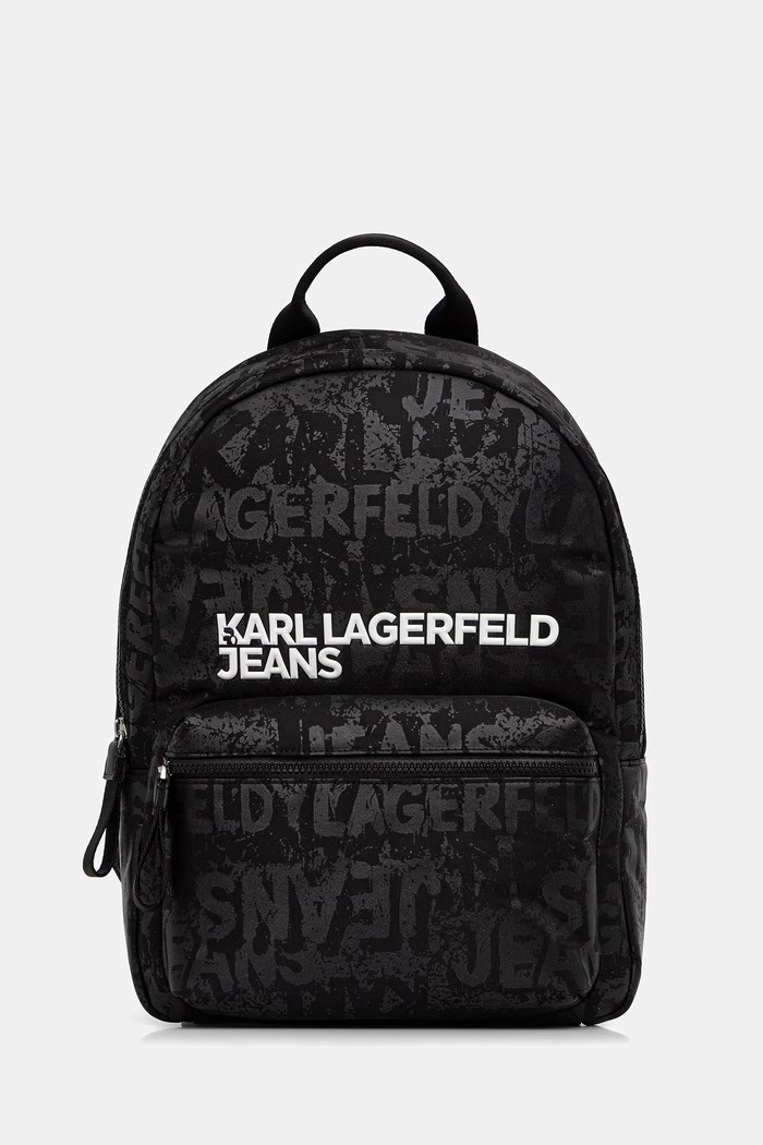 Karl Lagerfeld Jeans plecak męski czarny B3M30206