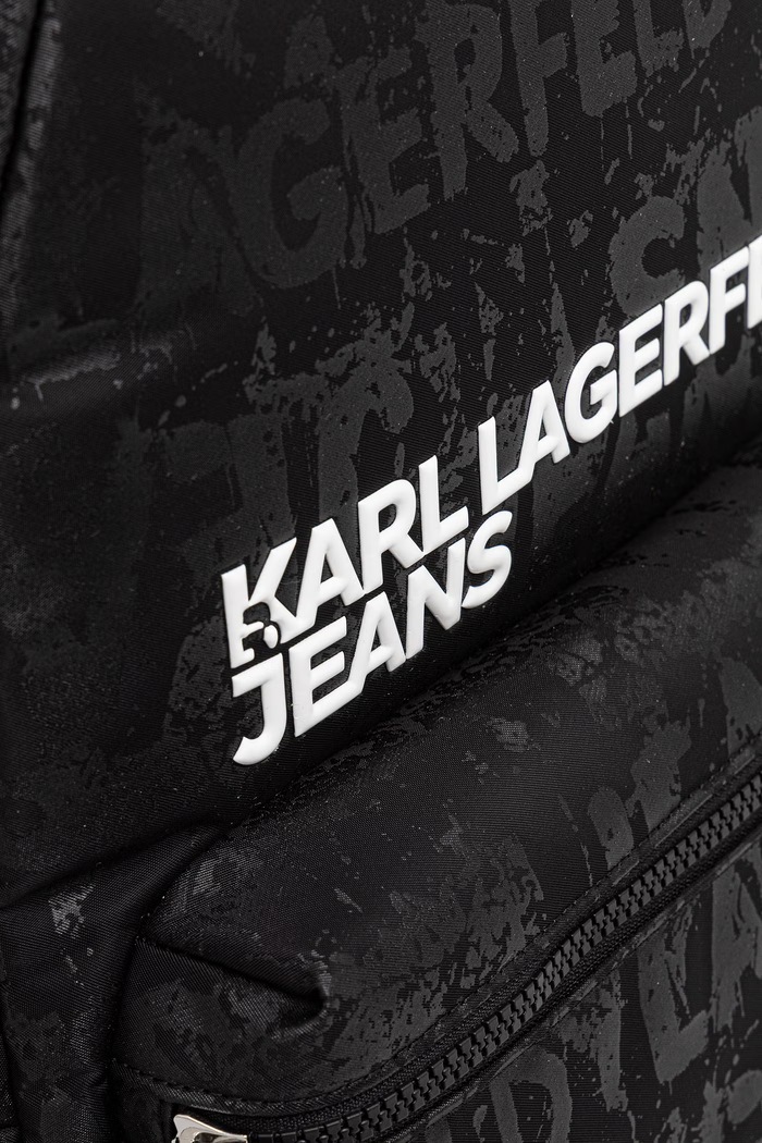 Karl Lagerfeld Jeans plecak męski czarny B3M30206