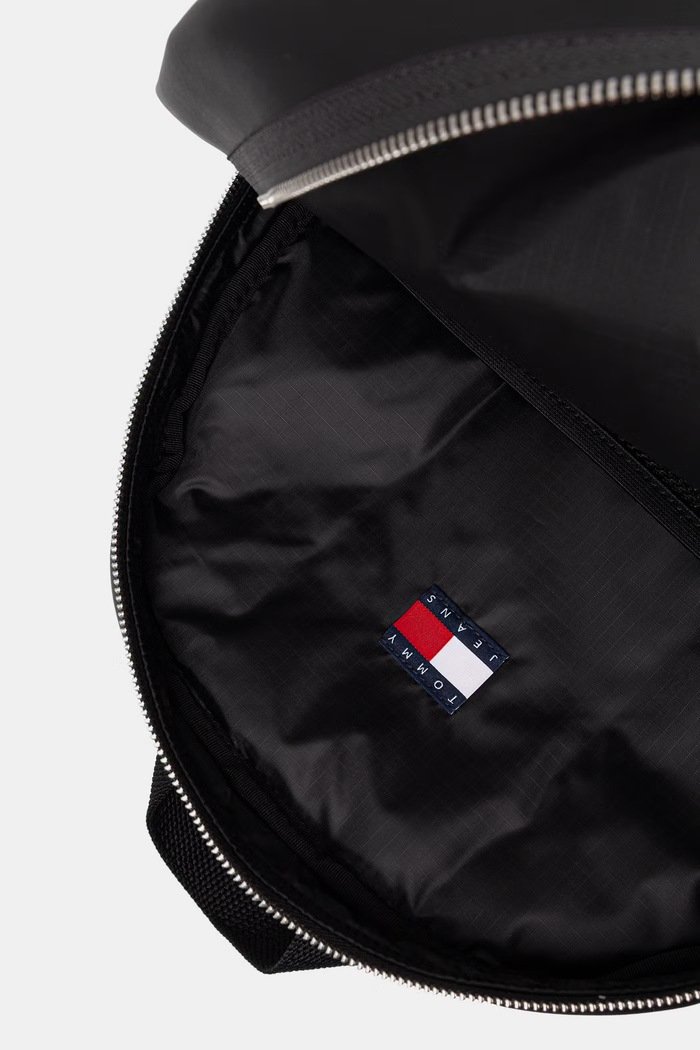Tommy Jeans plecak męski z imitacji skóry AM0AM14340 czarny