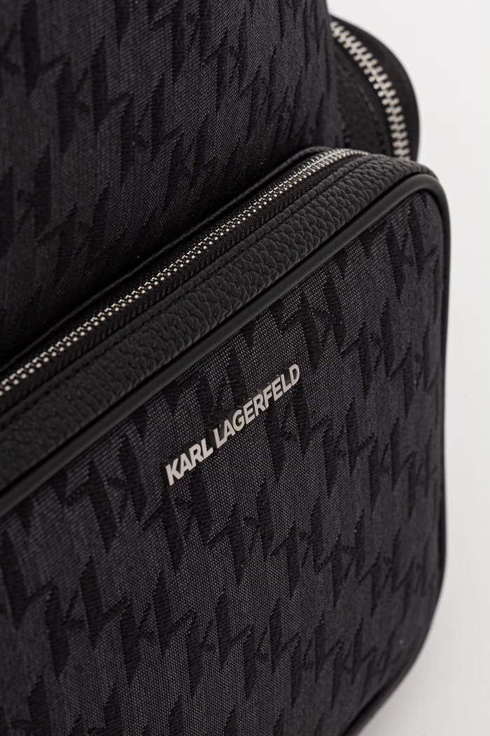 Karl Lagerfeld rucsac pentru bărbați K/MONOGRAM negru B3M30246