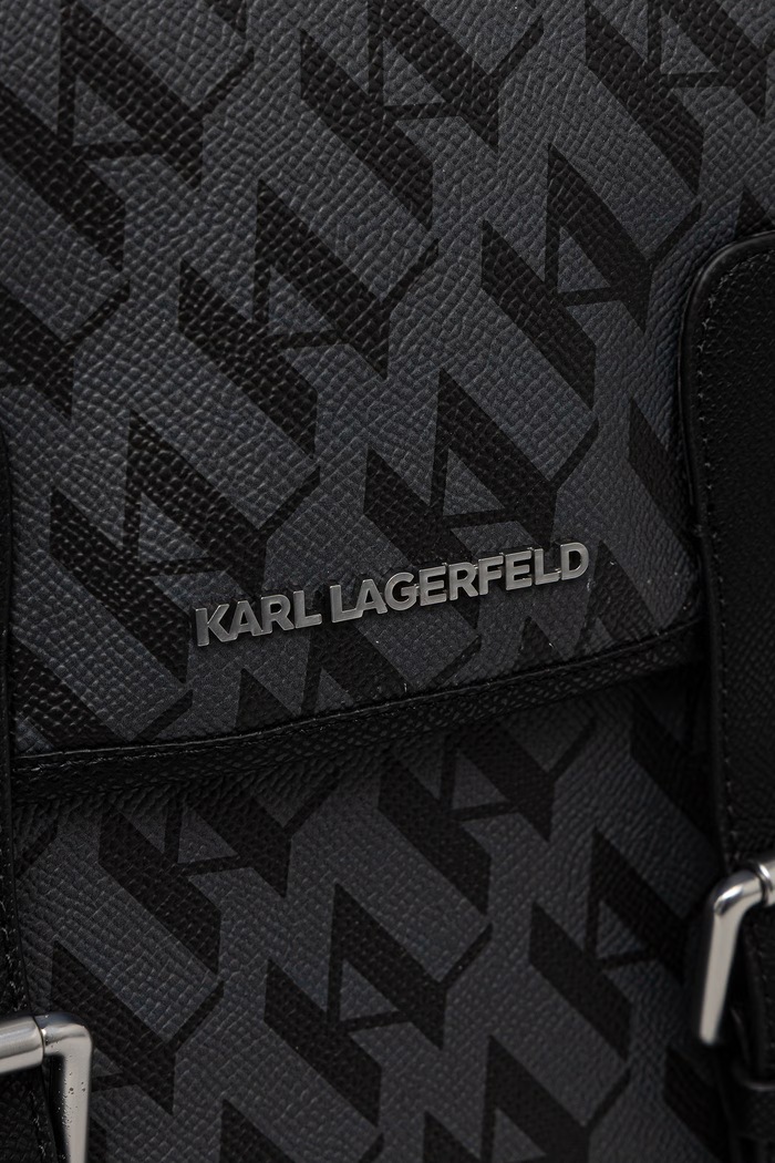 Karl Lagerfeld mestský ruksak pánsky z imitácie kože K/IKON B3M30248 čierna