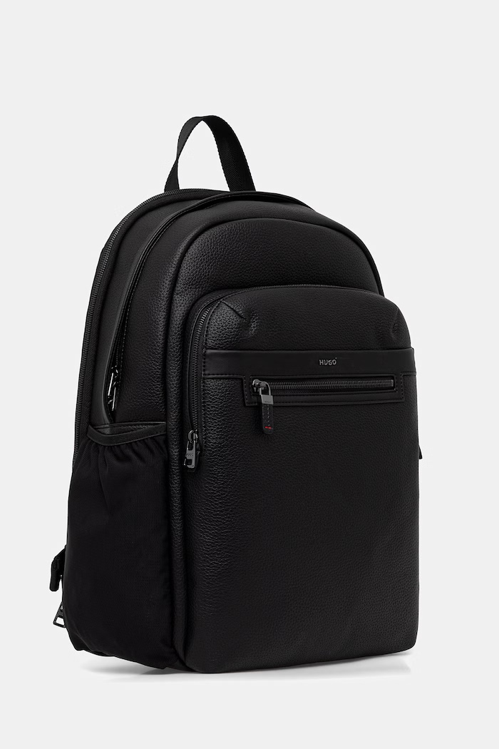 HUGO rucsac pentru bărbați HUKE_Backpack 50568362 negru AW26