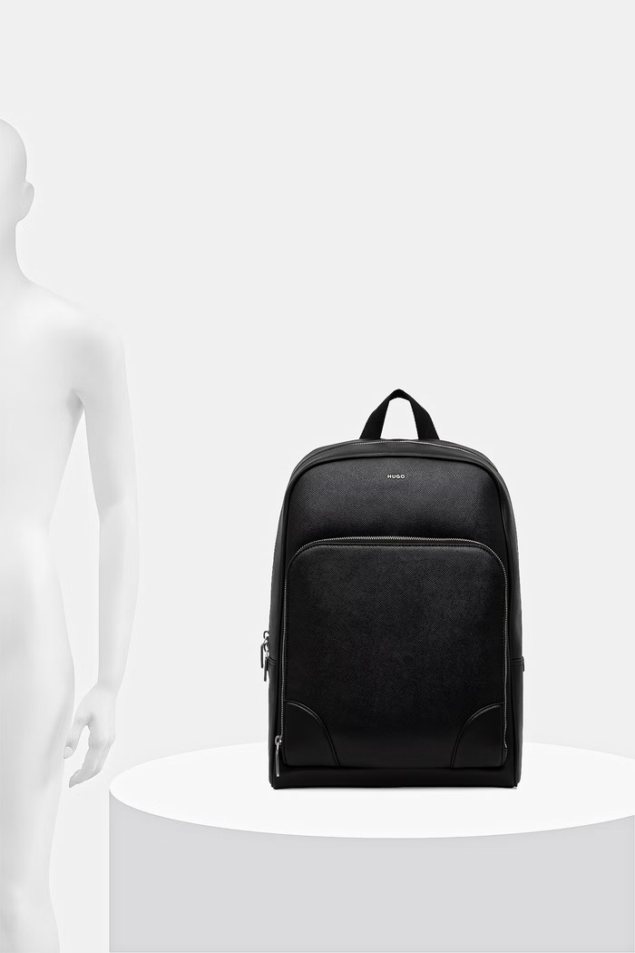 HUGO nahrbtnik moški usnjen GO-BAG BACKPACK 50568269