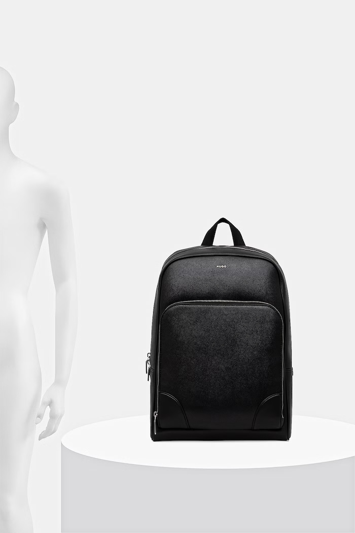 HUGO nahrbtnik moški usnjen GO-BAG BACKPACK 50568269