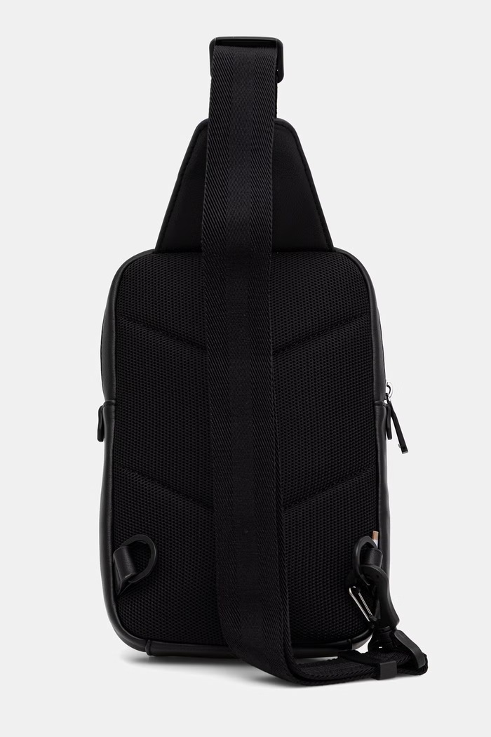 Dodaci BOSS mala torba za muškarce od imitacije kože Jace_Monostrap 50574601 crna