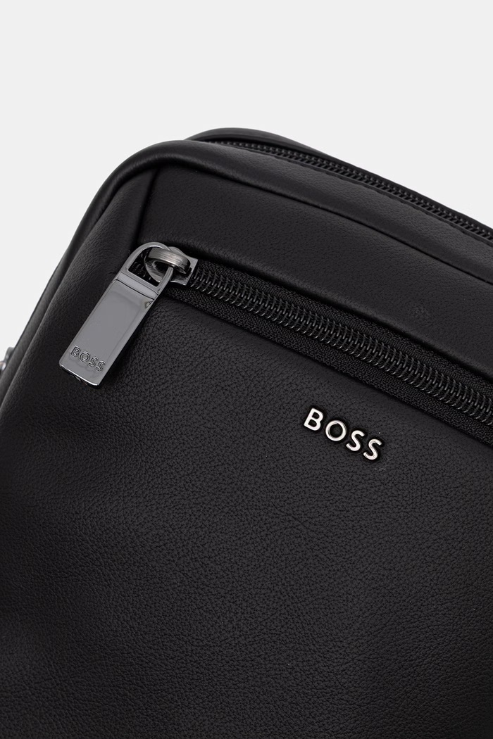 BOSS mala torba za muškarce od imitacije kože Jace_Monostrap crna 50574601