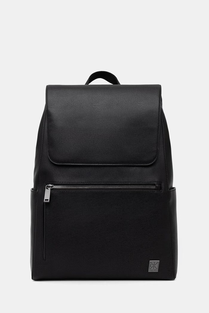 Calvin Klein rucsac de oraș pentru bărbați, cu imitație de piele negru LV04D3422G