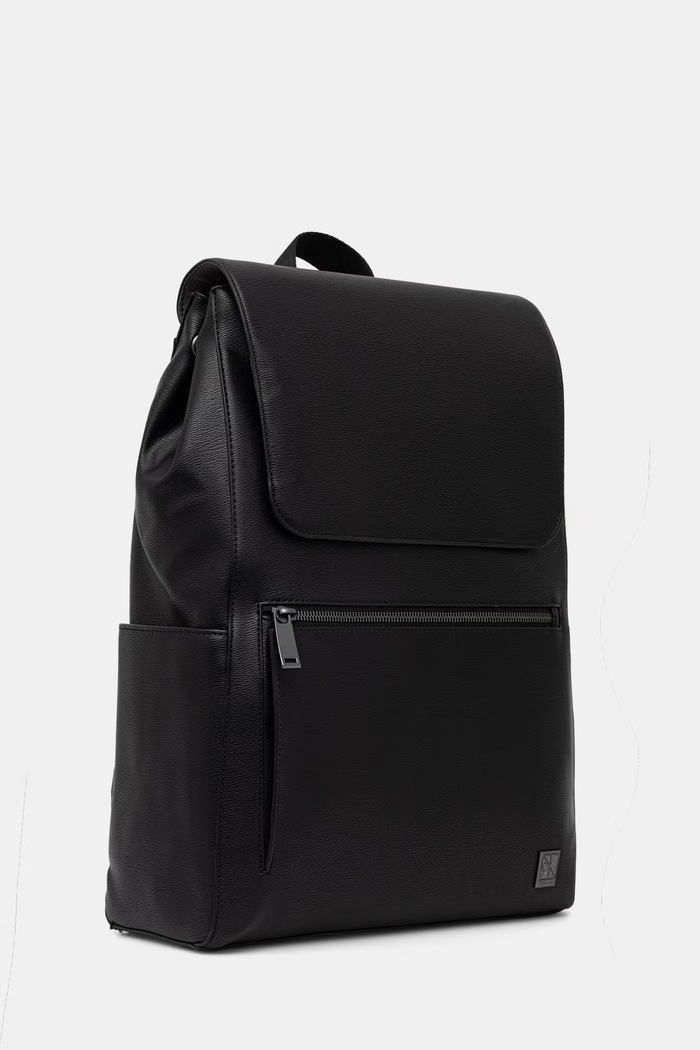 Calvin Klein rucsac de oraș pentru bărbați, cu imitație de piele LV04D3422G negru AW26